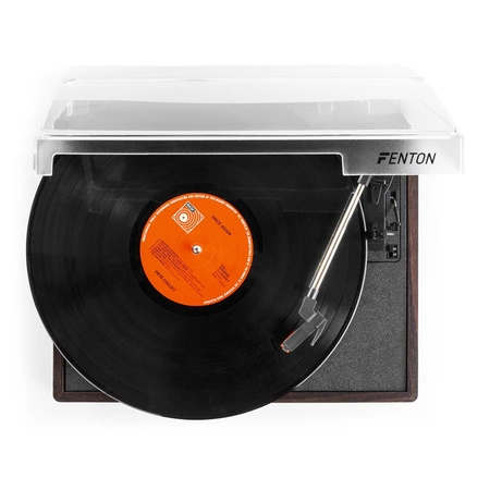 Gramofon RP106DW Fenton głośniki USB brązowy