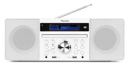 System muzyczny PRATO ALL-IN-ONE CD / DAB + biały