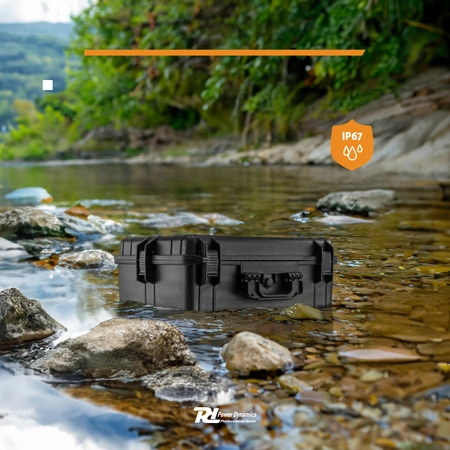 Uniwersalna walizka transportowa GIGCase26 - IP67 - czarna Power Dynamics