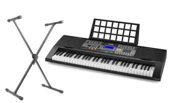 Zestaw: keyboard 61-klawiszy MAX KB3 + statyw