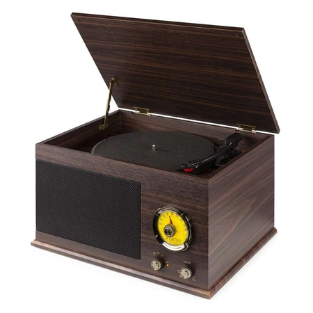 Gramofon RP173 Fenton Vintage USB BT FM brązowy+ winyl gratis