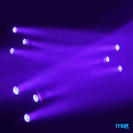 Reflektor ultrafiolet LED Par 12x 1W DMX