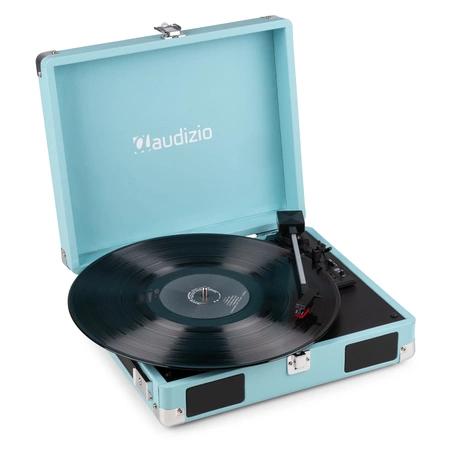 Gramofon w walizce RP111BL Audizio niebieski