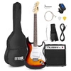 Zestaw: Gitara elektryczna Gigkit Max sunburst+ wzmacniacz+ akcesoria