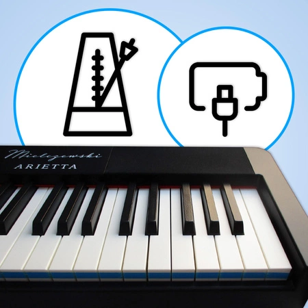 Pianino cyfrowe 88 klawiszy ważonych młoteczkowych Arietta Mielczewski