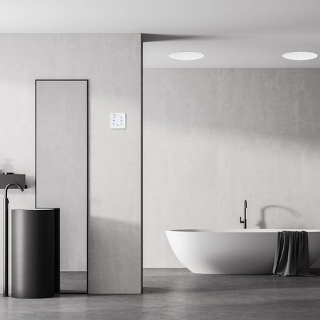 Wzmacniacz audio Powerline A50W BT do montażu ściennego, biały