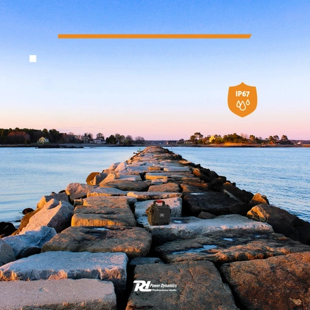 Uniwersalna walizka transportowa Power Dynamics GIGCase50R Heavy Duty - Seria R - IP67 - czarna