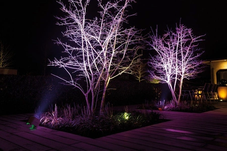 Zestaw: 8x Oświetlacz Bateryjny LED RGBWA-UV+ case z systemem ładowania