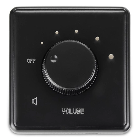 Regulator głośności 10W/100V - ARG1 czarny Audioport