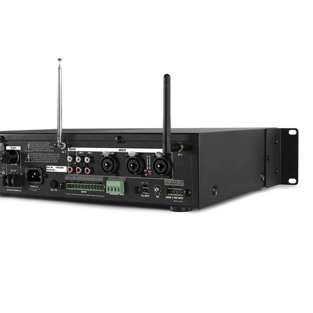 Zestaw białych głośników naściennych 12 x 3" BC30V z wzmacniaczem 4 strefowym