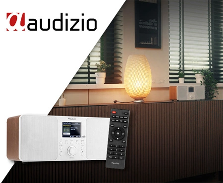 Radio stereo Genua DAB+ BT białe Audizio