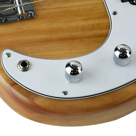 Gitara basowa - kompletny zestaw - Golden Guitar PBGB-40 kolor Natural