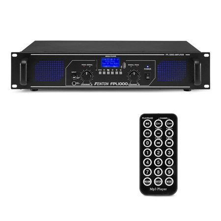 Wzmacniacz cyfrowy FPL1000 BT MP3 LED EQ Fenton