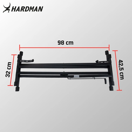 Podwójny statyw pod keyboard 52-98cm HR-DBKS1 Hardman