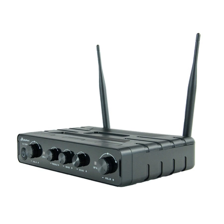 Zestaw mikrofonów bezprzewodowych UHF 2x nagłowny bodypack krawatowy Audioport SU-750BP