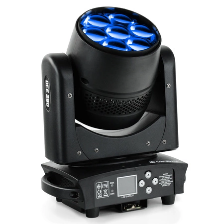 Zestaw: 4x Głowa ruchoma BEE280 7x40W LED Bee Eyes Lucendi+ dedykowane case