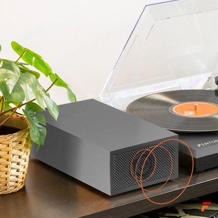 Gramofon RP165G Fenton głośniki BT srebrny