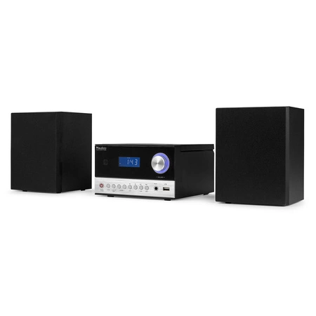 Wieża Toulon Audizio HiFi czarno/srebrna