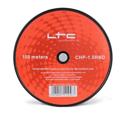 Kabel głośnikowy CHP1.5RND 2 X 1.5MM2 LTC