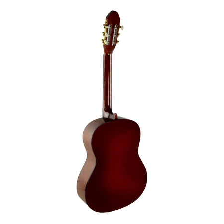 Zestaw: Gitara klasyczna 39" 4/4 naturalna+ akcesoria 2x statyw+ podnóżek gitarowy Golden Guitar