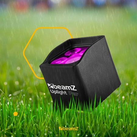 Oświetlacz akumulatorowy BeamZ BBP44 Mini Uplight do użytku na zewnątrz 4x4W 4in1