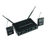 Zestaw mikrofonów bezprzewodowych UHF 2x nagłowny bodypack krawatowy Audioport SU-750BP