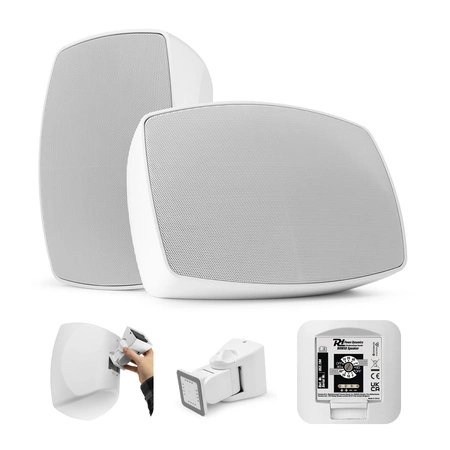 Zestaw głośników naściennych 8 x BHW60WH 6" 120W z wzmacniaczem 4 strefowym