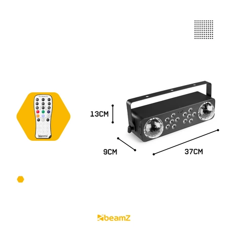 Efekt imprezowy LED LightBox7 2-w-1 RGBAWP Beamz