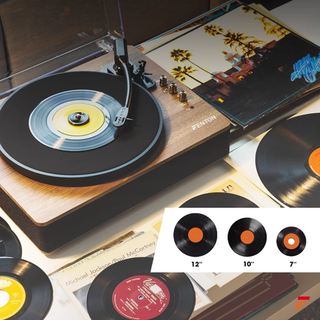 Gramofon RP162LW Fenton HQ BT jasne drewno