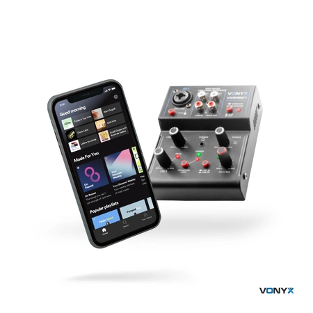 Mikser 2-kanałowy USB VMM201 Vonyx