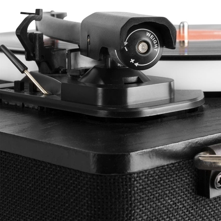 Gramofon RP162LED Fenton wejście/wyjście BT czarny