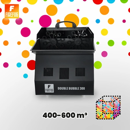 Podwójna wytwornica baniek z pilotem 300W Firefog