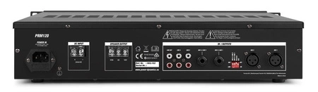 Wzmacniacz instalacyjny z mikserem 100V 120W PD PRM120