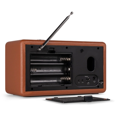 Radio retro DAB FM BT Tune60 Audizio brązowe