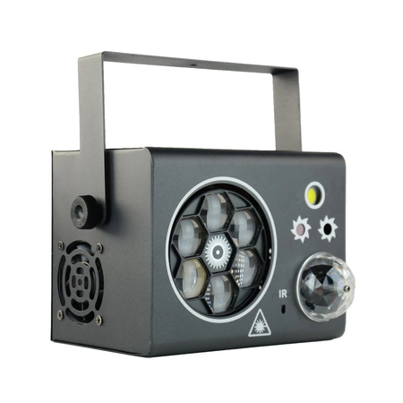 Efekt oświetleniowy Multi Laser Beam astro strobo pilot bezprzewodowy