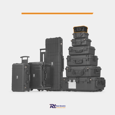 Uniwersalna walizka transportowa GIGCase2 - IP67 - czarna Power Dynamics