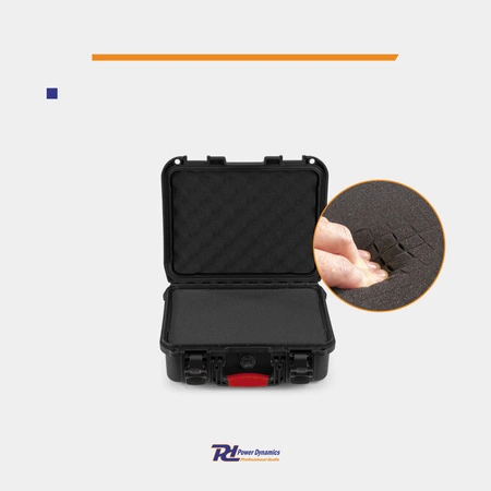 Uniwersalna walizka transportowa Power Dynamics GIGCase58R Heavy Duty - Seria R - IP67 - czarna