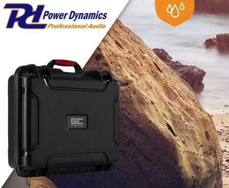 Uniwersalna walizka transportowa Power Dynamics GIGCase70R Heavy Duty - Seria R - IP67 - czarna