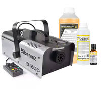 Zestaw: Wytwornica dymu 1200W S1200MKII+ płyn do dymu 1l+ płyn do czyszczenia wytwornic+ zapach Beamz