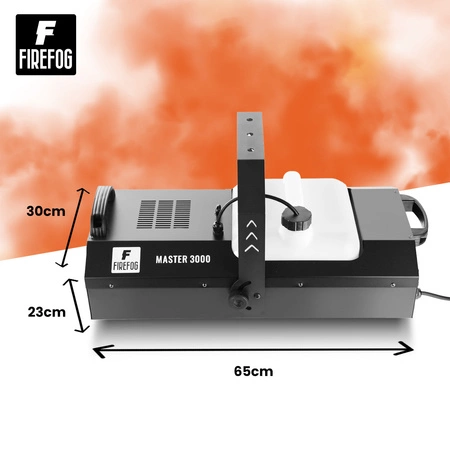Zestaw: Wytwornica dymu Master 3000 3000W DMX pilot Firefog + płyn do dymu 5L