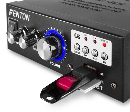 Wzmacniacz 2x 40W BT FM SD USB MP3 Fenton AV360BT