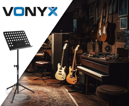 Statyw z pulpitem na nuty Vonyx