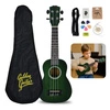 Zestaw: Ukulele sopranowe 21" HRF21 zielone+ akcesoria Golden Guitar