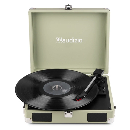 Gramofon w walizce RP111G Audizio zielony