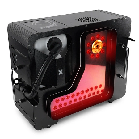 Zestaw: Wytwornica dymu pionowego i poziomego ARES 3000LED Firefog+ płyn 5l