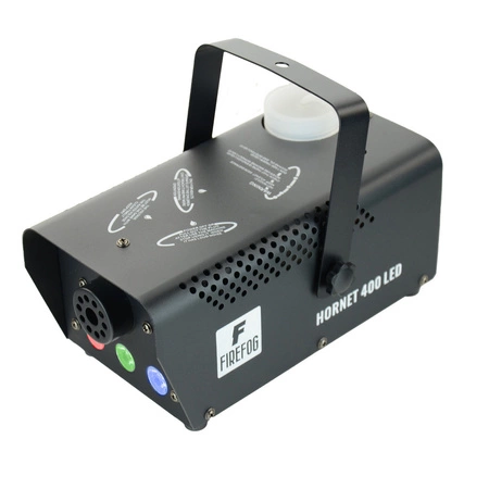 Zestaw: Wytwornica dymu z efektem LED 400W Hornet 400LED 2 piloty Firefog+ płyn5l