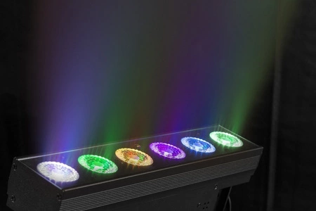 Belka oświetleniowa oświetlacz BBB612 LED Uplight Bar 6x12W RGBAW-UV 6-w-1 DMX