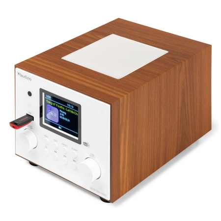 Radio Audizio Vieste DAB+ z subwooferem, białe