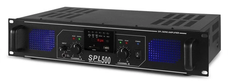 Wzmacniacz 2x 250W Skytec SPL500MP3