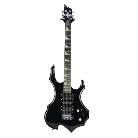 Gitara elektryczna - kompletny zestaw -Golden Guitar RFL-5 Czarny